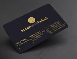 Kartvizit basımı platin concept